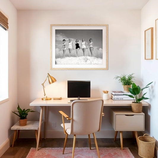 Retro Summer Beach Photo - Sage and Rose Prints