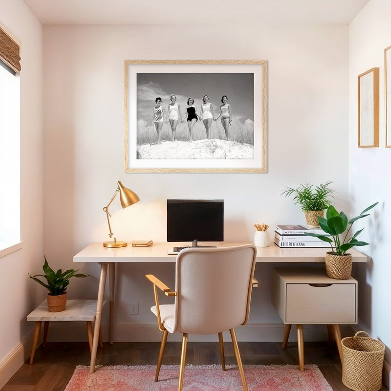 Retro Summer Beach Photo - Sage and Rose Prints