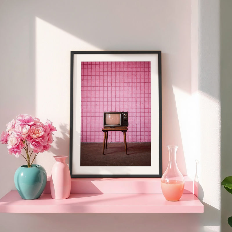 Y2K Aesthetic Retro TV No1 - Sage and Rose Prints