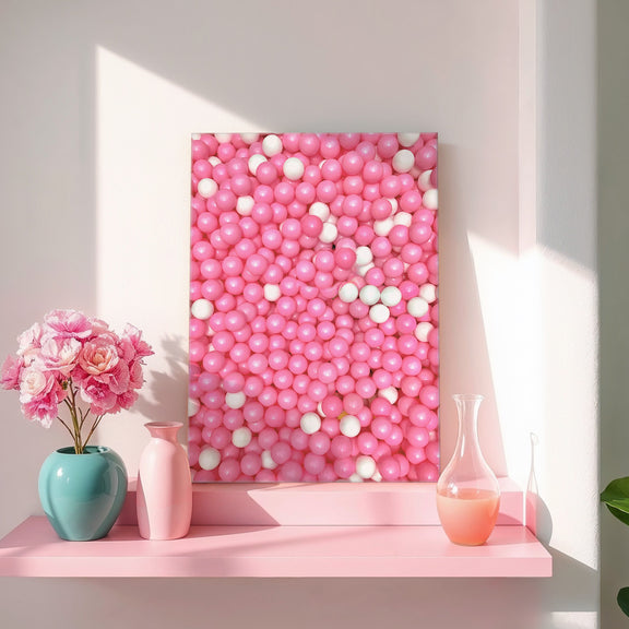 Cotton Candy Pink Balloon Pattern - Sage and Rose Prints