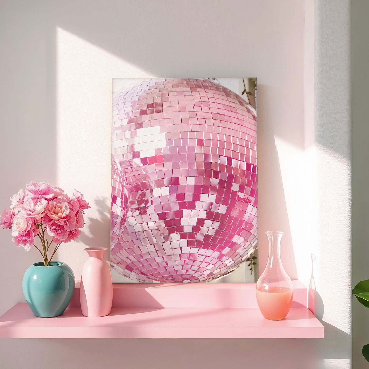 Pink Sparklecore Disco Ball Photo No1 - Sage and Rose Prints