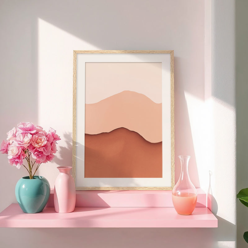 Dusty Rose Wabi Sabi Print - Sage and Rose Prints