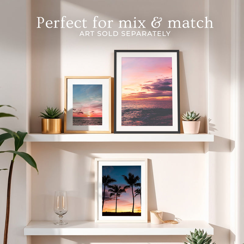 Purple and Pink Sky Ocean Photography No2 - Sage and Rose Prints