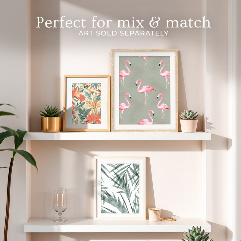 Flamingo Sage Print - Sage and Rose Prints