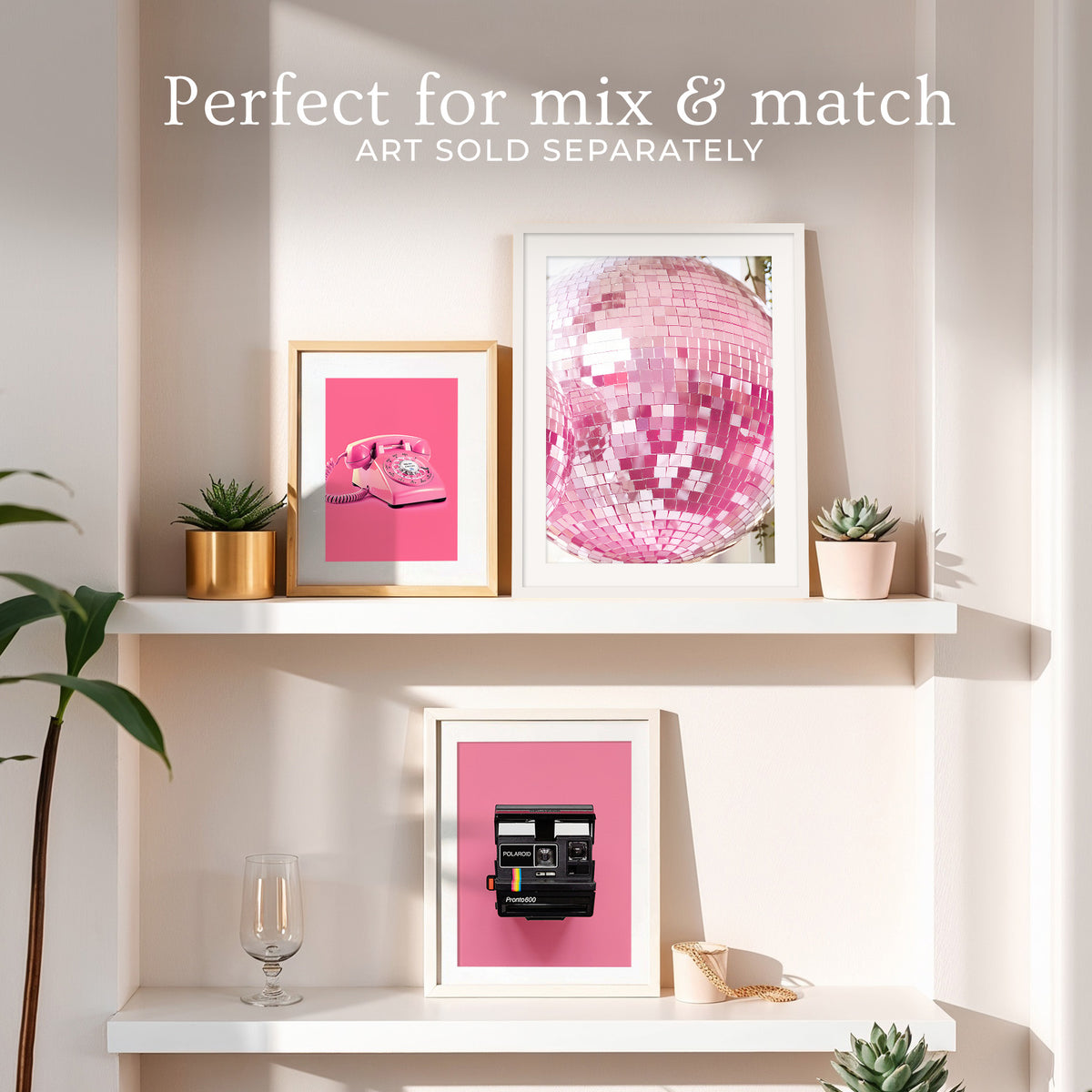 Pink Sparklecore Disco Ball Photo No1 - Sage and Rose Prints
