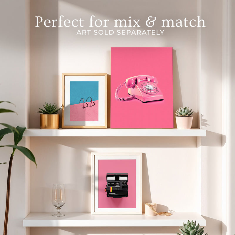 Retro Pink Telephone No1 - Sage and Rose Prints