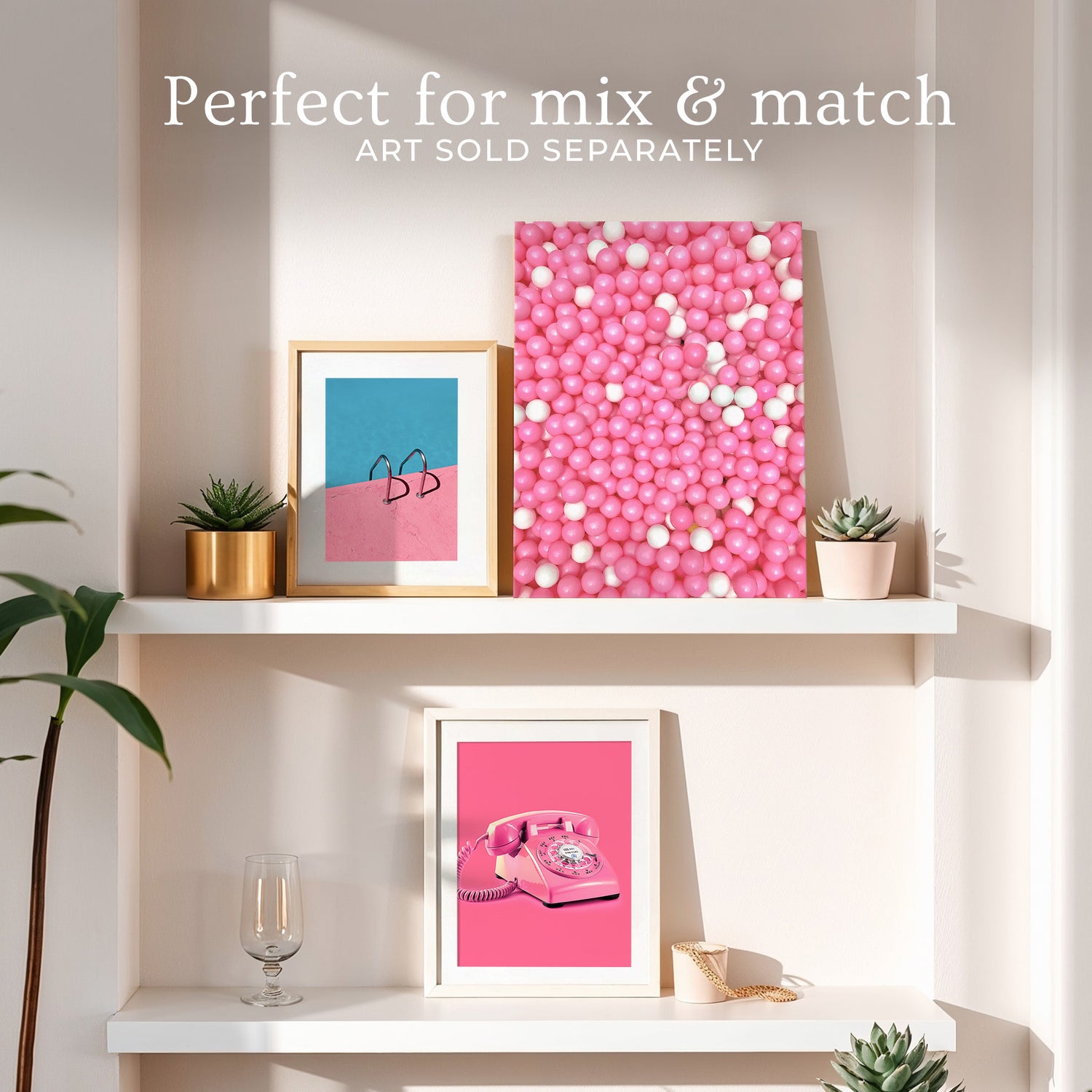 Cotton Candy Pink Balloon Pattern - Sage and Rose Prints