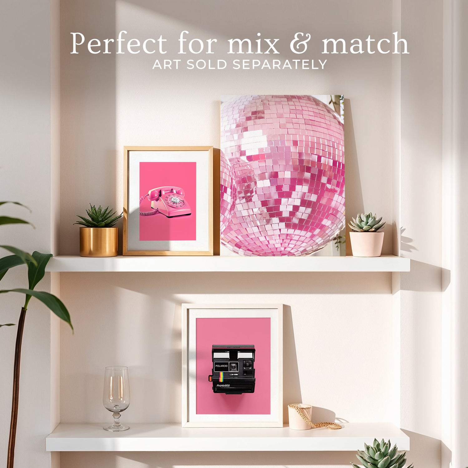 Pink Sparklecore Disco Ball Photo No1 - Sage and Rose Prints