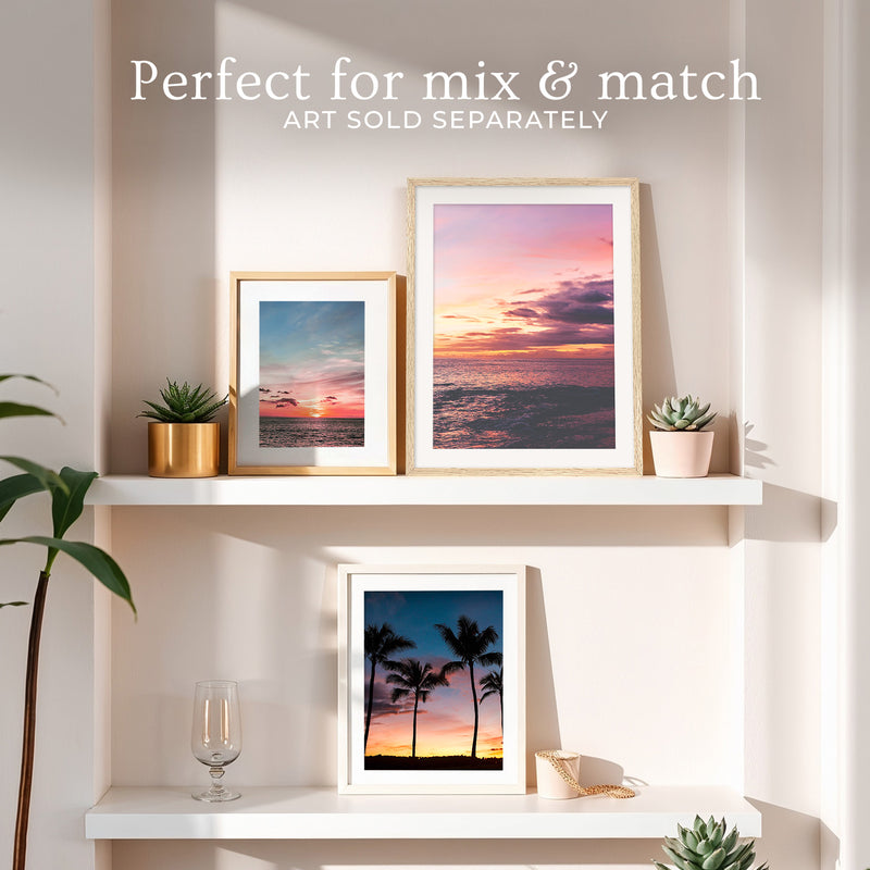 Purple and Pink Sky Ocean Photography No2 - Sage and Rose Prints