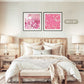 Cotton Candy Pink Dopamine Decor 2 Photo Set - Sage and Rose Prints