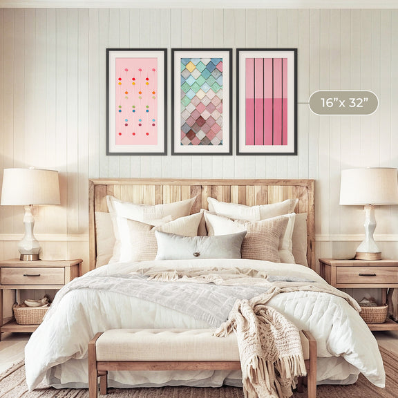 Pink Maximalist 3 Photo Set - Sage and Rose Prints