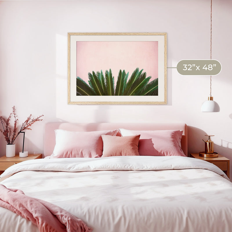 Tropical Leaves and Soft Pink - Sage and Rose Prints