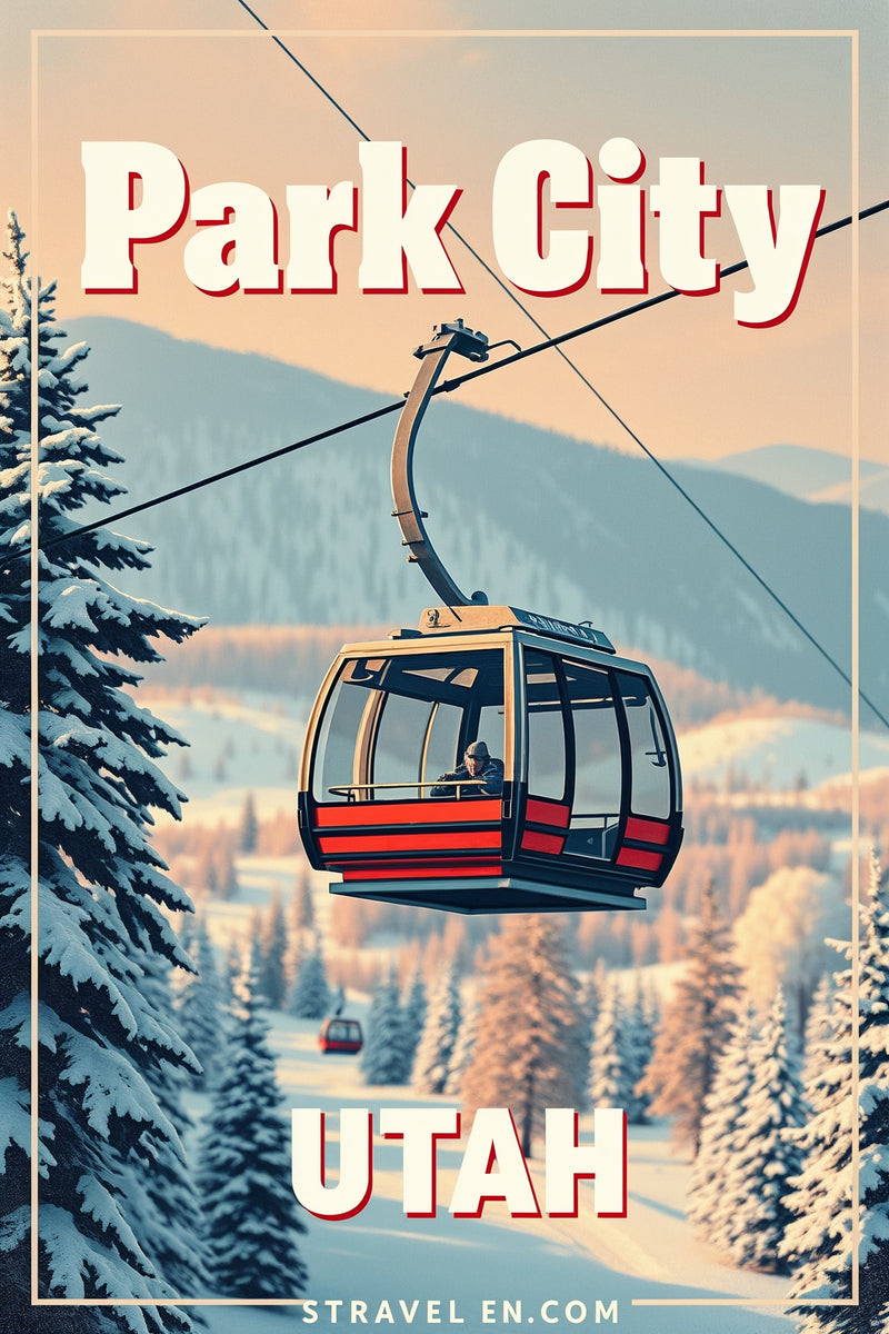 Park City Travel Poster Gallery - Sage and Rose Prints