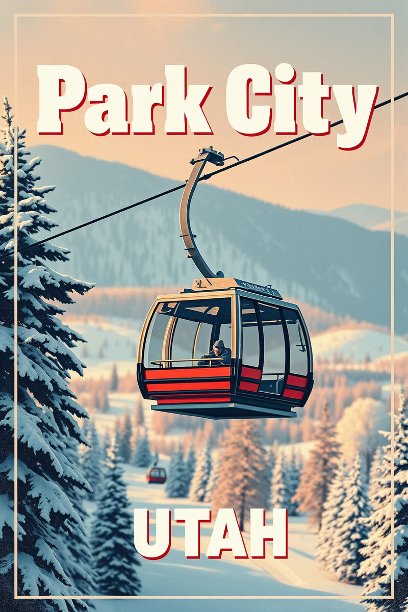 Park City Travel Poster Gallery - Sage and Rose Prints